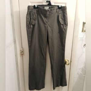 Ann Taylor Loft Marisa Corduroy Brown Pants Size 10